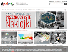 Tablet Screenshot of d-print.pl